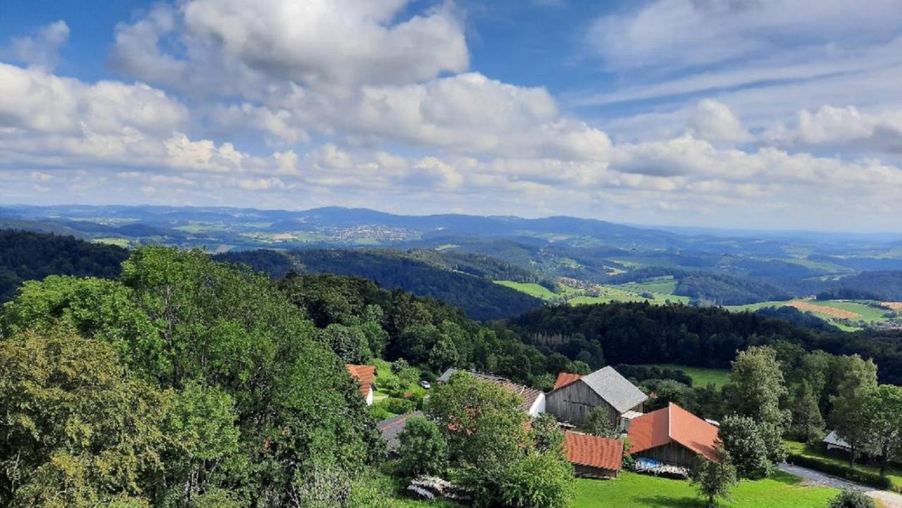 פרייאונג Traumblick Bayerischer Wald, Pool & Sauna, Getraenke, Klimaanlage מראה חיצוני תמונה